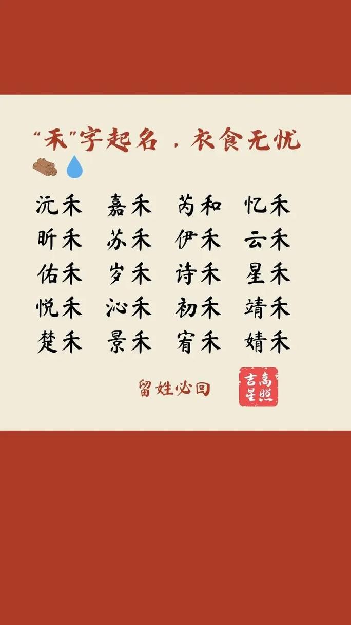 给女孩取名慎用禾字？传统说法与实际考量的碰撞