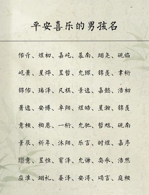 男孩名字怎么取？这些寓意美好的字眼你知道吗？
