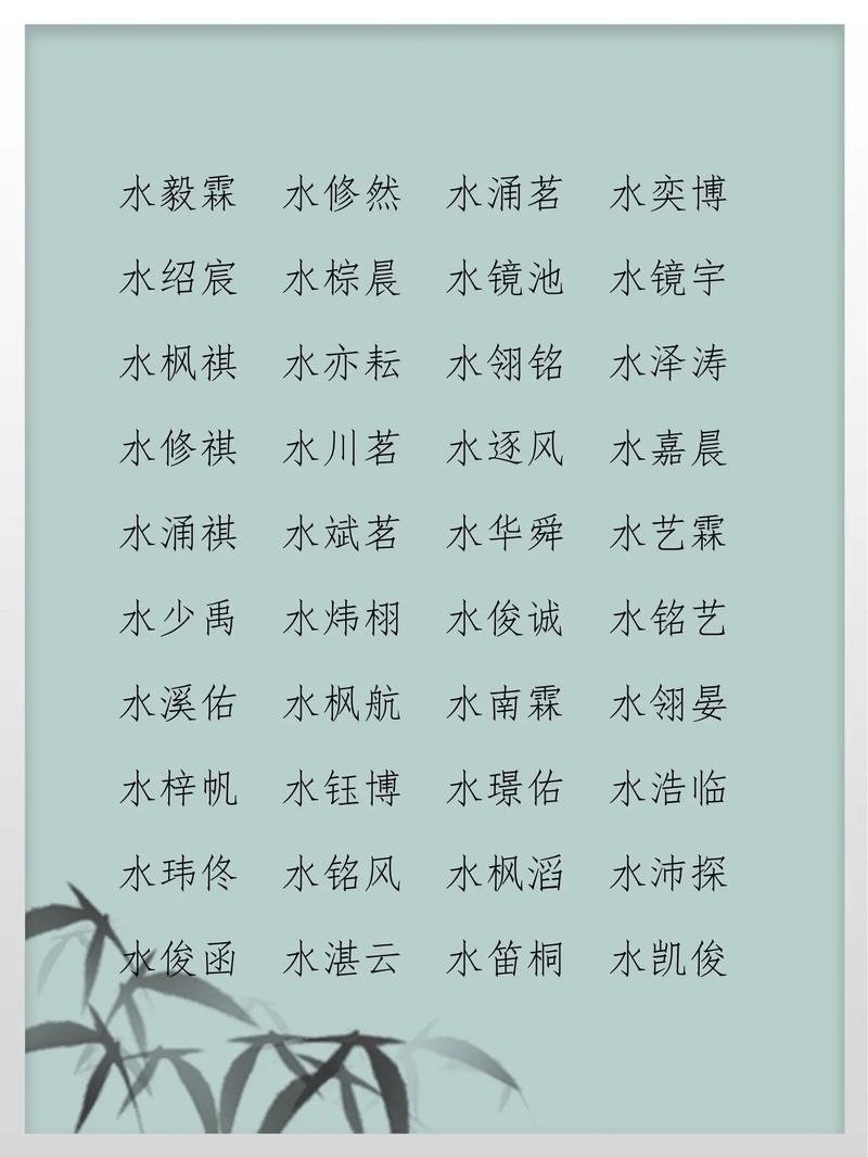男孩名字大方得体_带水的男孩名字简单大方洋气_大方一点的男孩名字
