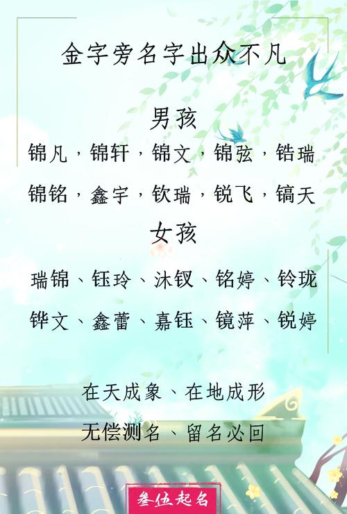 男孩子取名字金字旁_带金字旁的字男孩取名_男孩起名带金字旁的名字