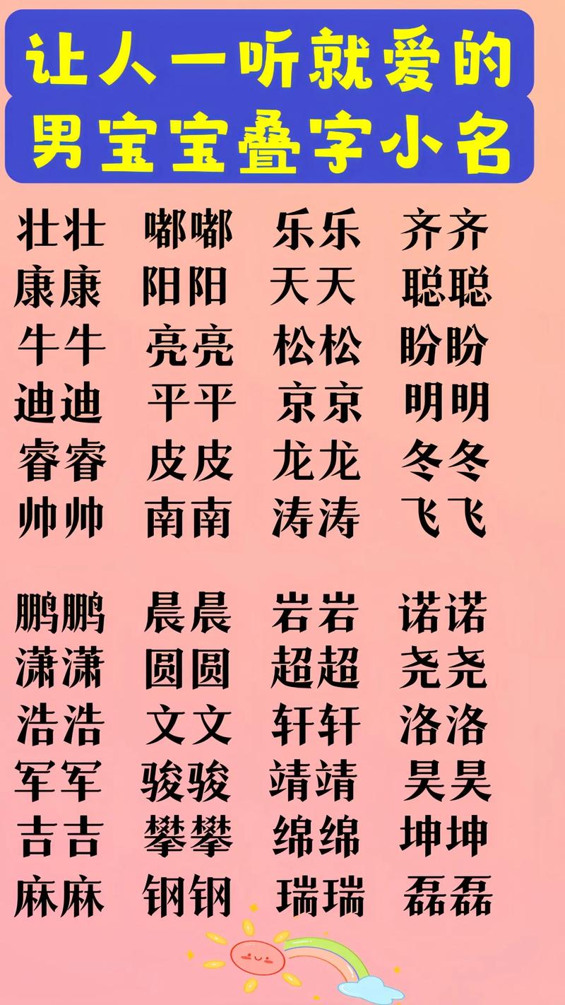 为宝宝取名发愁？快来看看这些独特又好听的叠字名
