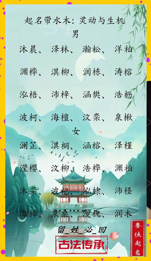 给孩子取名字超有讲究！补充木元素又显涵养大气的名字看这里