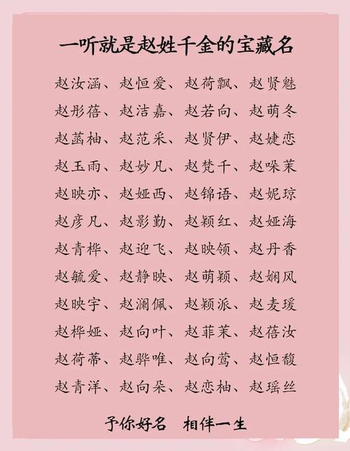 如何给赵姓宝宝取好名字？避开误区，注重读音与寓意