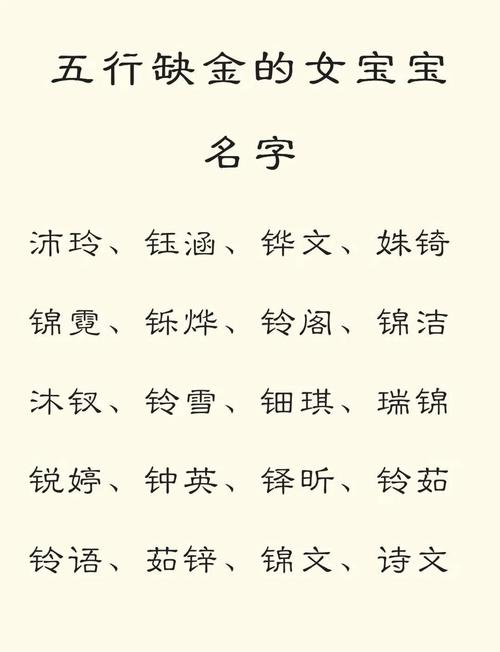 取名缺五行金怎么取_五行缺金取名宝典_五行缺金取名